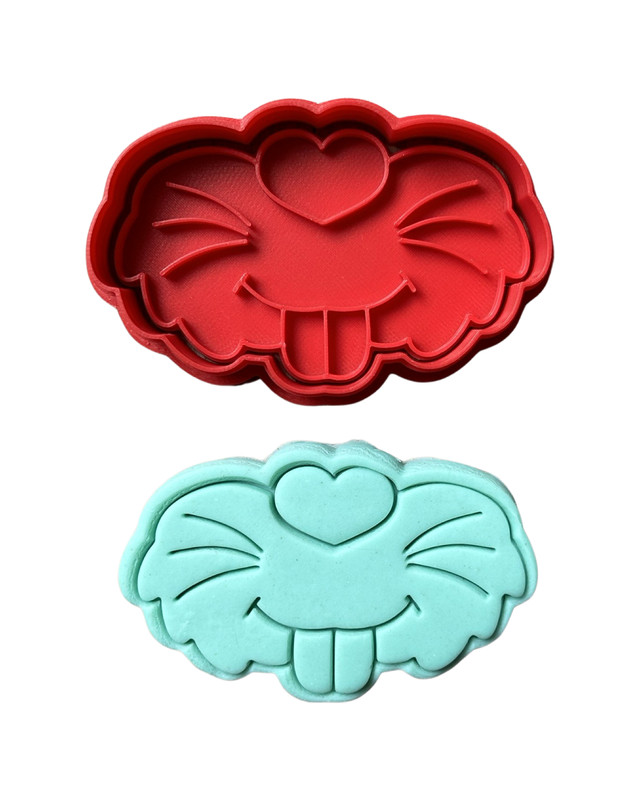 Bunny nose Cookie Cutter Stamp Easter PYO gallery
