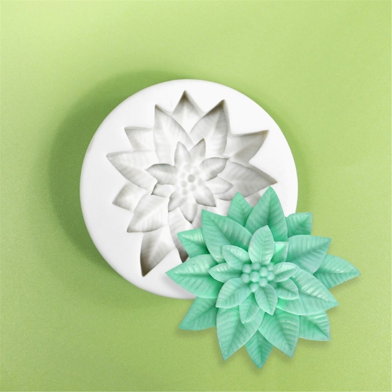 Easy Releasing Silicone Molds for Holly Leaf and Fruit Holiday Decorations gallery