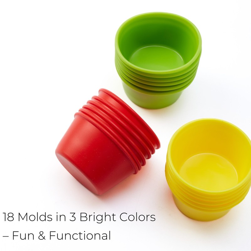 Puto Molder Filipino Silicone – 18 Pcs Puto Mold Cups for Steamer Filipino, K... gallery