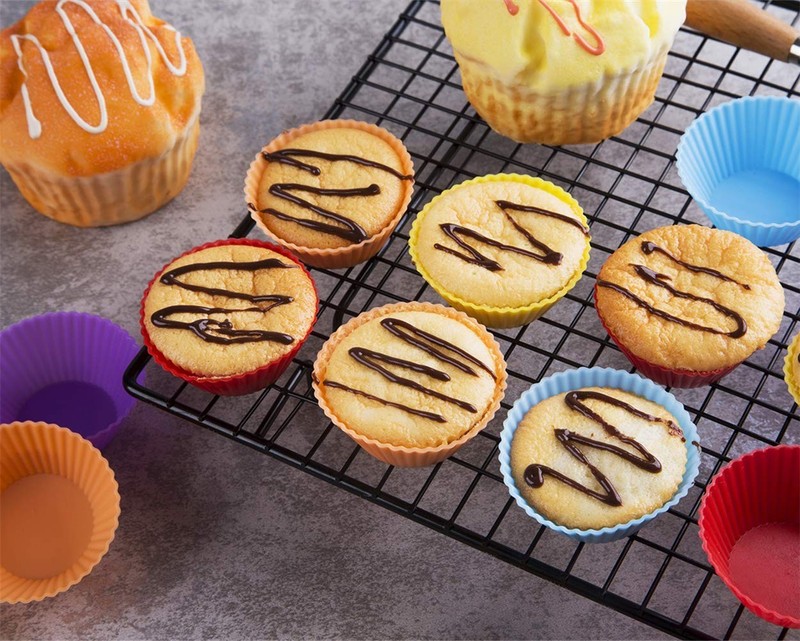 2 Inch Mini Size Silicone Baking Cups Muffin Cups, Reusable and Nonstick Mini... gallery