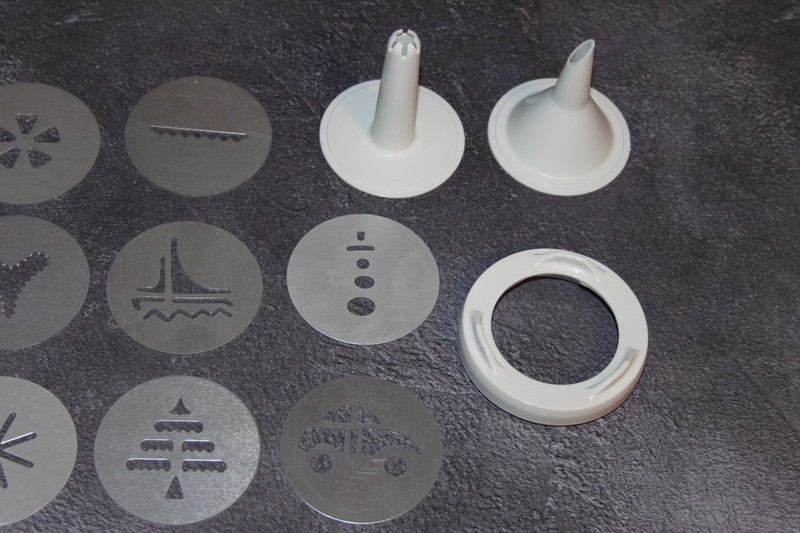 Hamilton Beach Super Shooter Replacment Parts -Discs,Barrel,Gear,Tips,Pusher gallery