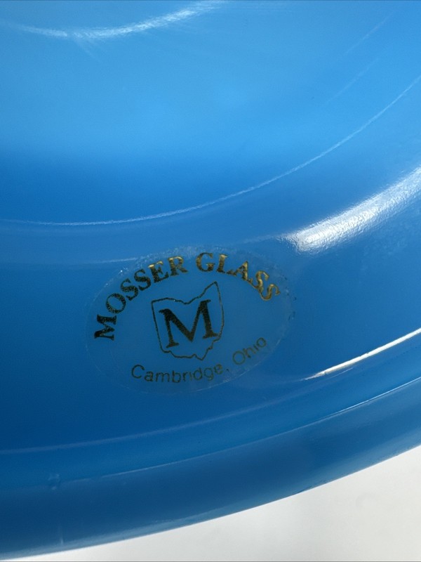Mosser Glass 9" Cake Plate | Georgia Blue gallery
