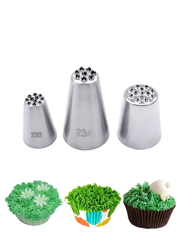 Grass Piping Tip for Cake Decorating,Grass Tip 233 234 29,Cake Icing Tips for Fr