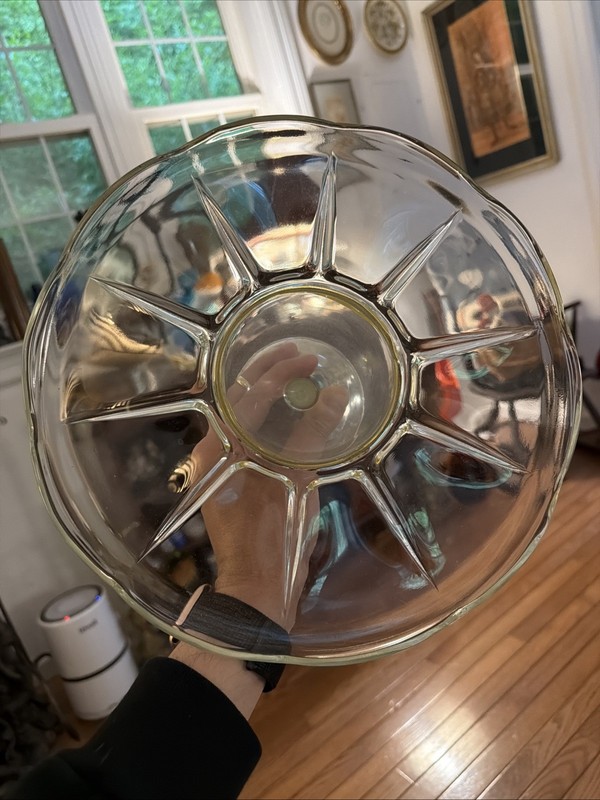 Vintage Duchin Weighted Sterling Silver .925 & Glass Cake Plate 11" EUC gallery