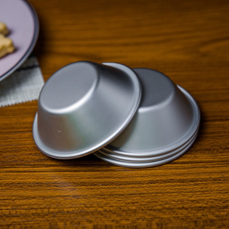 10PCS Pudding Tins Small Tart Pans for Kitchen Resuable Baking Tools Tart Dish gallery