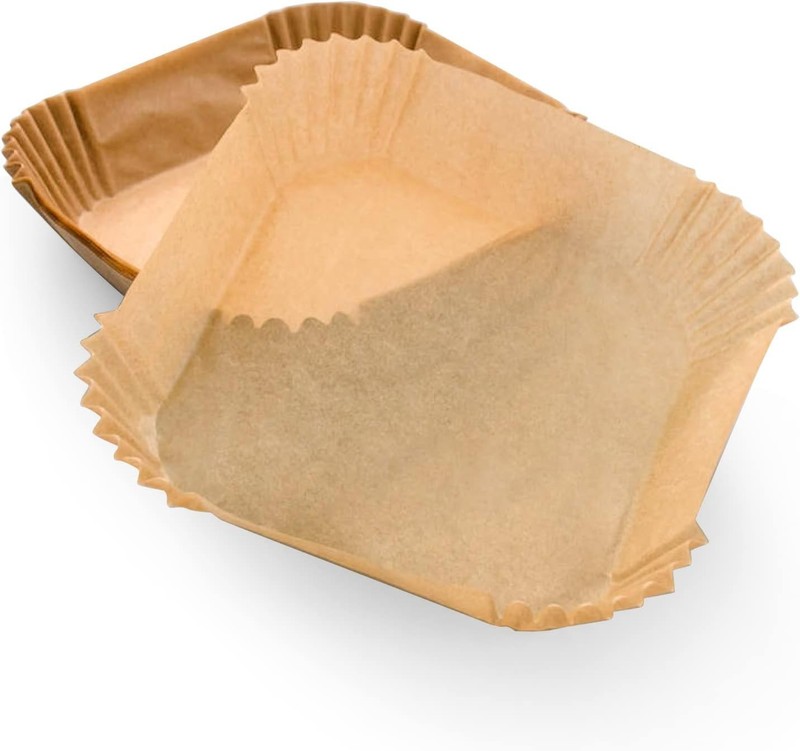 Air Fryer Liners Disposable, 100Pcs 8 Inch Airfryer Paper Liners, gallery