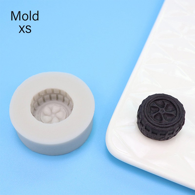 DIY Wheel Silicone Molds Fondant Cakes Decorating Tools Silicone Molds For Ca WO