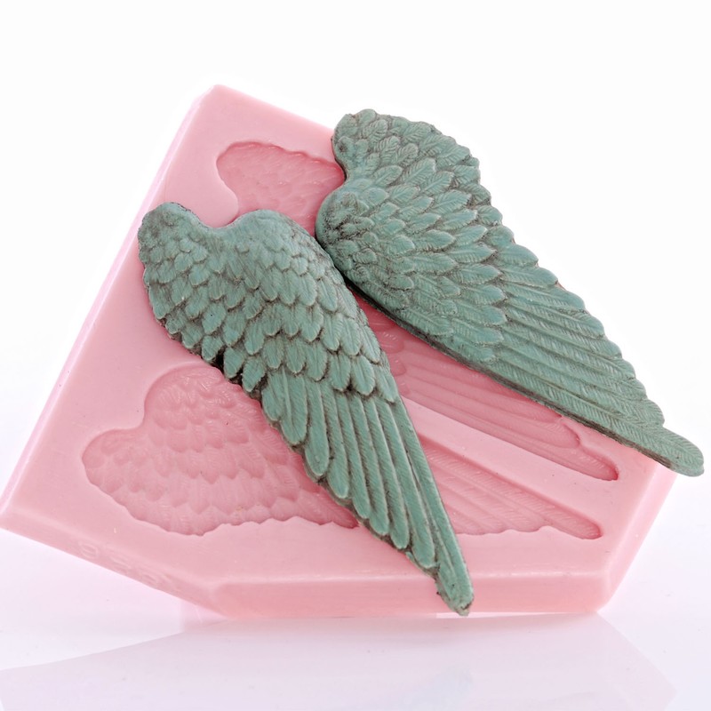 Wing Silicone Mold Flexible Food Safe Angel Wing Mold Craft Resin Jewelry (826) gallery