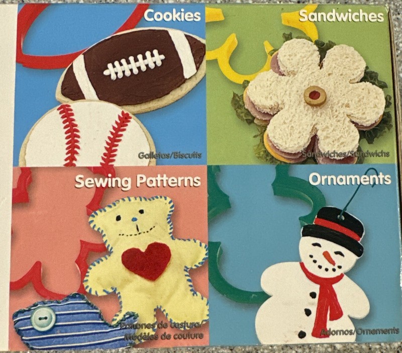 NIB Wilton 101 Pieces Cookie Cutter Set Letters Numbers Shapes Animals Sports .. gallery