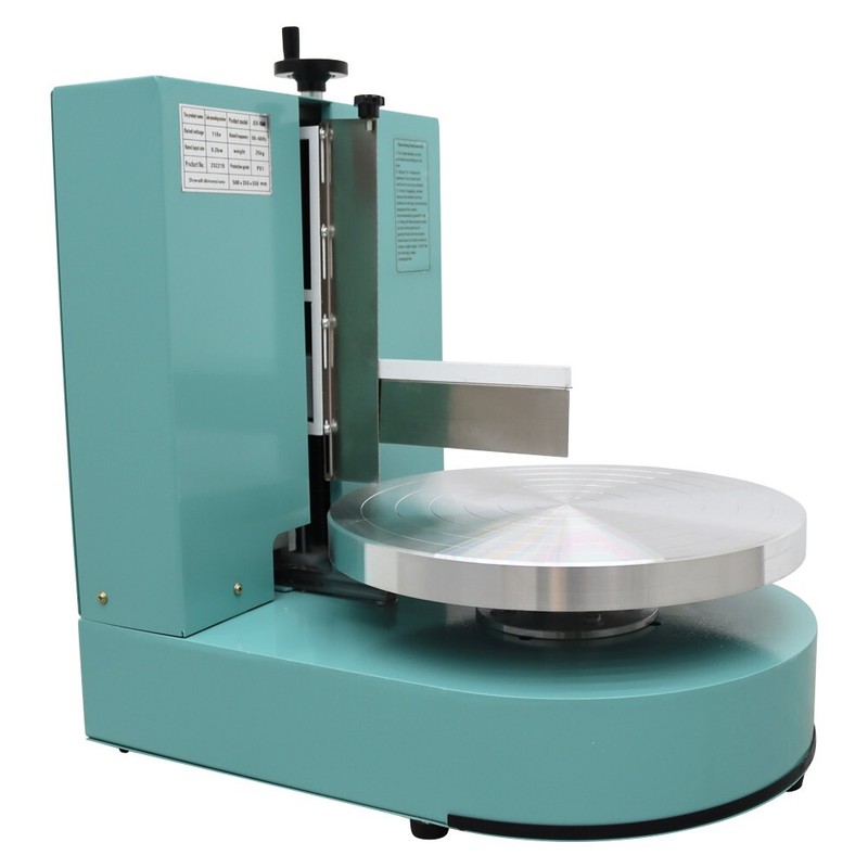 110V Cream Spreading Automatic Coating Smearing Machine for 6″-14″ Cake Green
