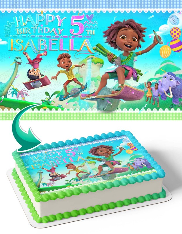 Eureka! Disney Jr Edible Cake Topper Party Decoration Edible Image