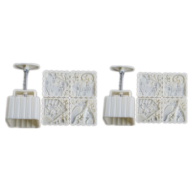 Hand Pressure Mould MidAutumn Festival Mooncake DIY Making Mold 200G