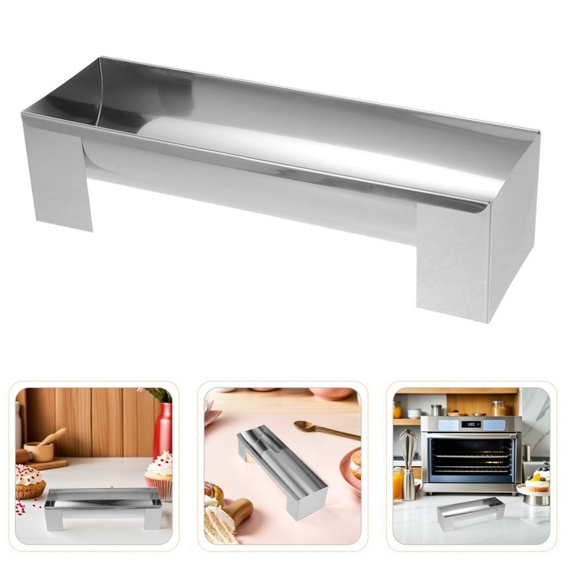 2 PCS Stainless Steel U-shaped Mold Detachable Loaf Baking Pan French Bread gallery