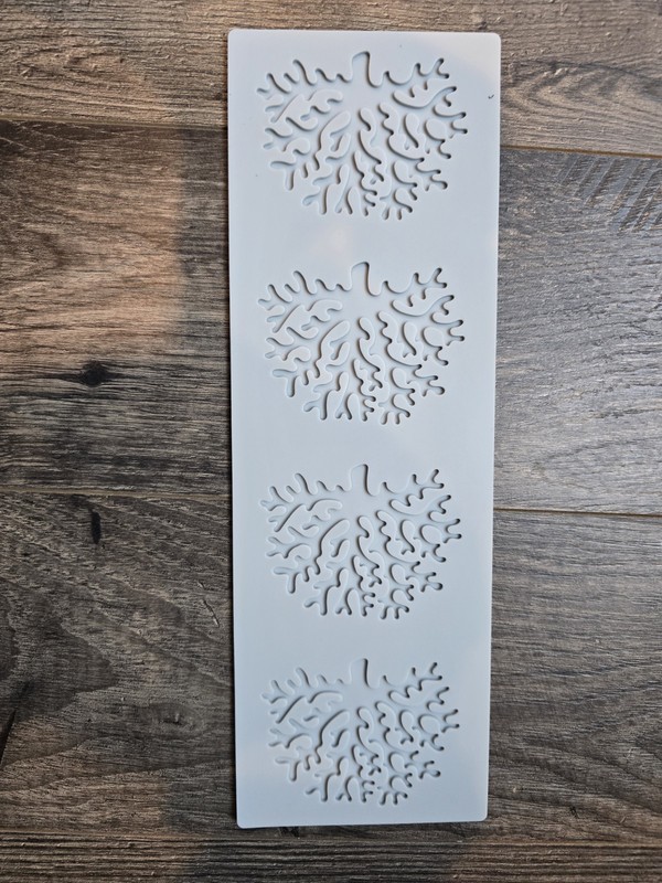 Coral Leaf Lace Fondant Mold Silicone Pad for DIY Cake Chocolate Baking