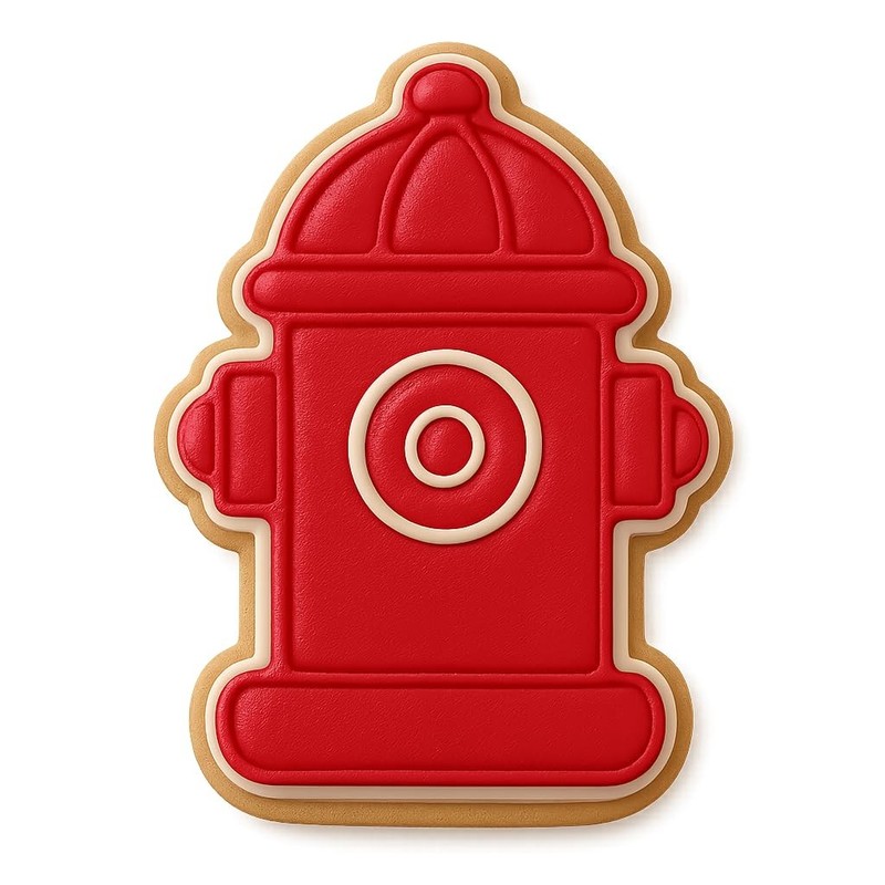 Vintage Fire Hydrant Cookie Cutter & Stamp, Fondant & Clay - 2.8x4 gallery