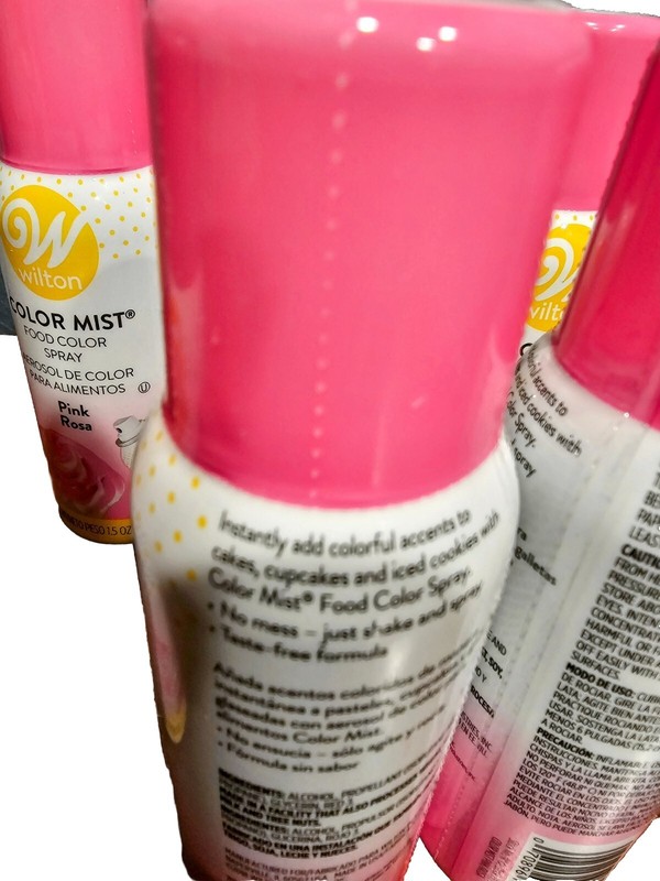 Wilton 1.5Oz Shimmer Pink Rose Food Color Spray, (Lot Of 6) gallery