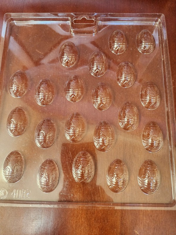 7 Chocolate Candy Molds. Spring, Easter, Rabbit, Lamb, Cross, Eggs, Flowers gallery