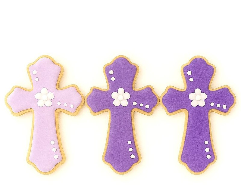 Mini Fancy Cross 1.75'' Cookie Cutter Metal gallery