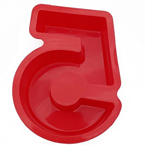 Small 9 pieces Silicone Number Cake Molds Jelly Chocolate Moulds Candy 4inch gallery