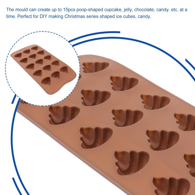 3Pcs Coffee Silicone Mold for Cupcake Jelly Chocolate and Candy Baking gallery