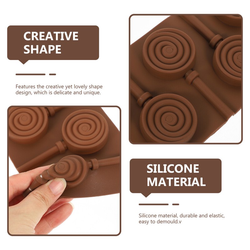 2PCS Baking Molds Baking Bakery Lollipop Molds Baking Tool for Baking Canteen gallery