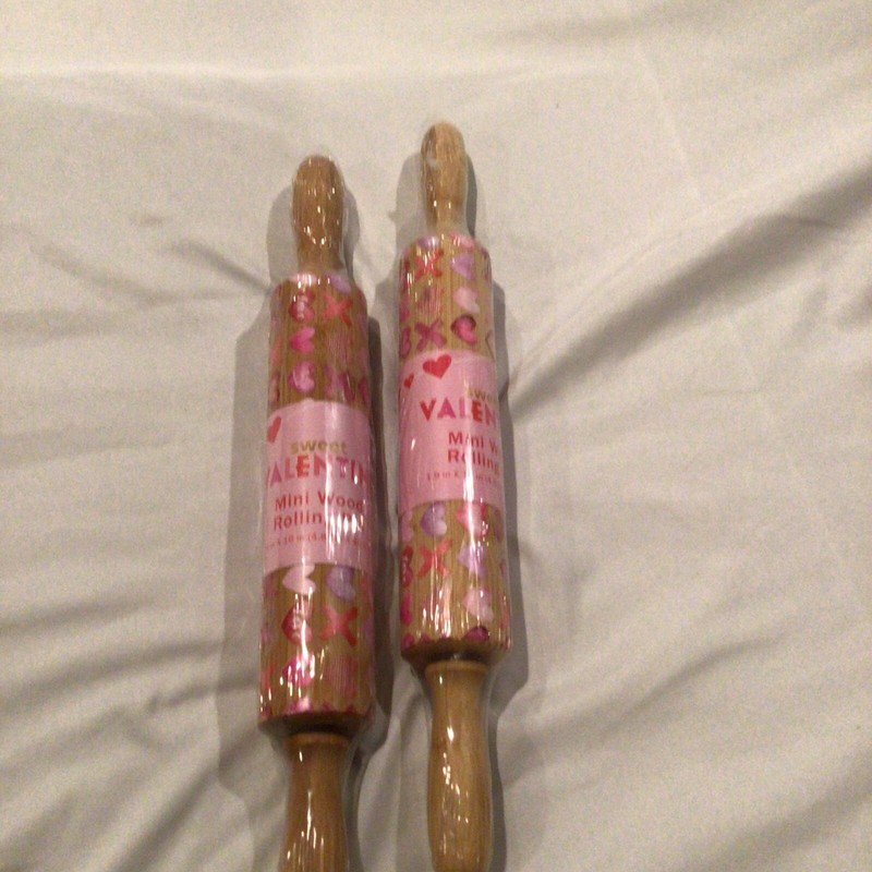 sweet valentine mini wood rolling Pin