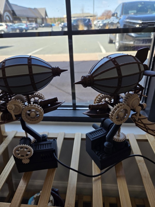 3D Printed Steampunk Ship Pre Assemble To Save Cost Shipping gallery