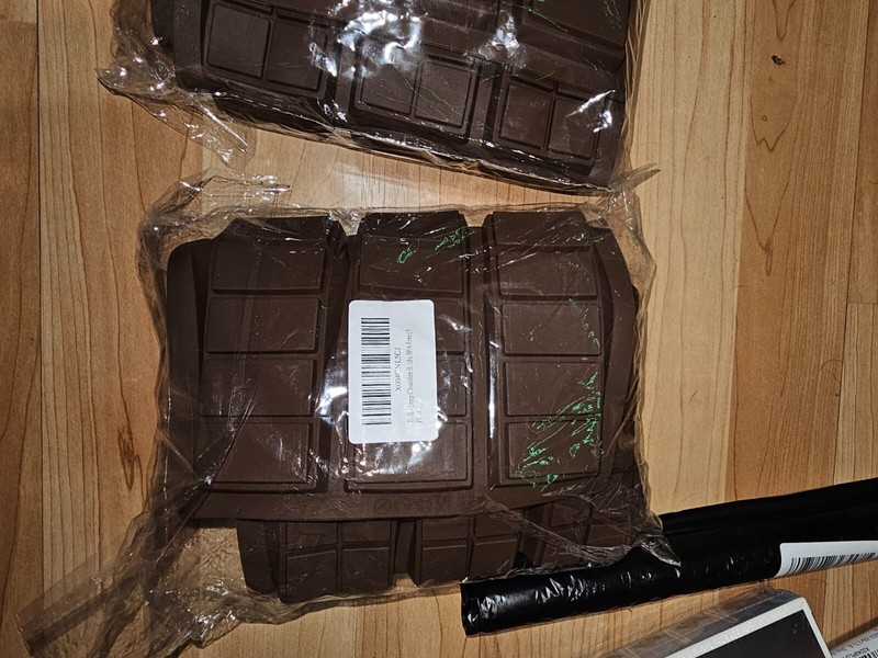 Chocolate Bar Mold,Non-Stick Chocolate Molds, 100% Food Grade Silicone Deep Choc