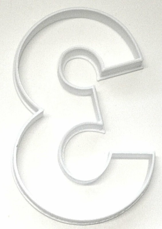 NUMBER THREE 3 BIRTHDAY ANNIVERSARY LARGE SIZE 4″ COOKIE CUTTER USA PR3803