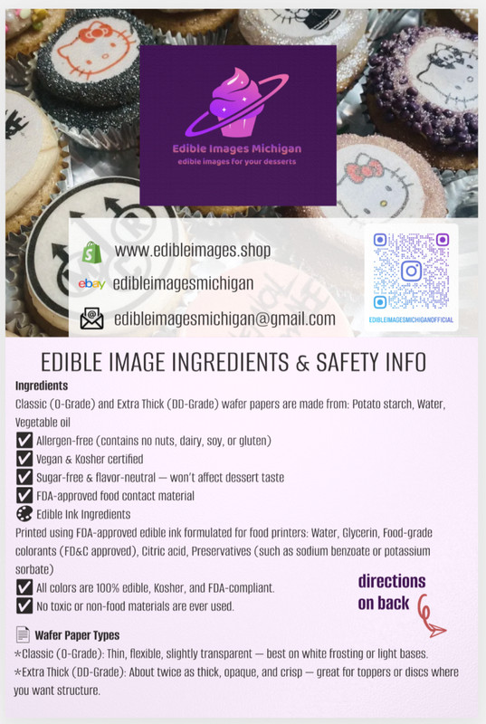12 count Atlanta Football Edible Image rounds OR 1 cake, Wafer paper, pre cut gallery
