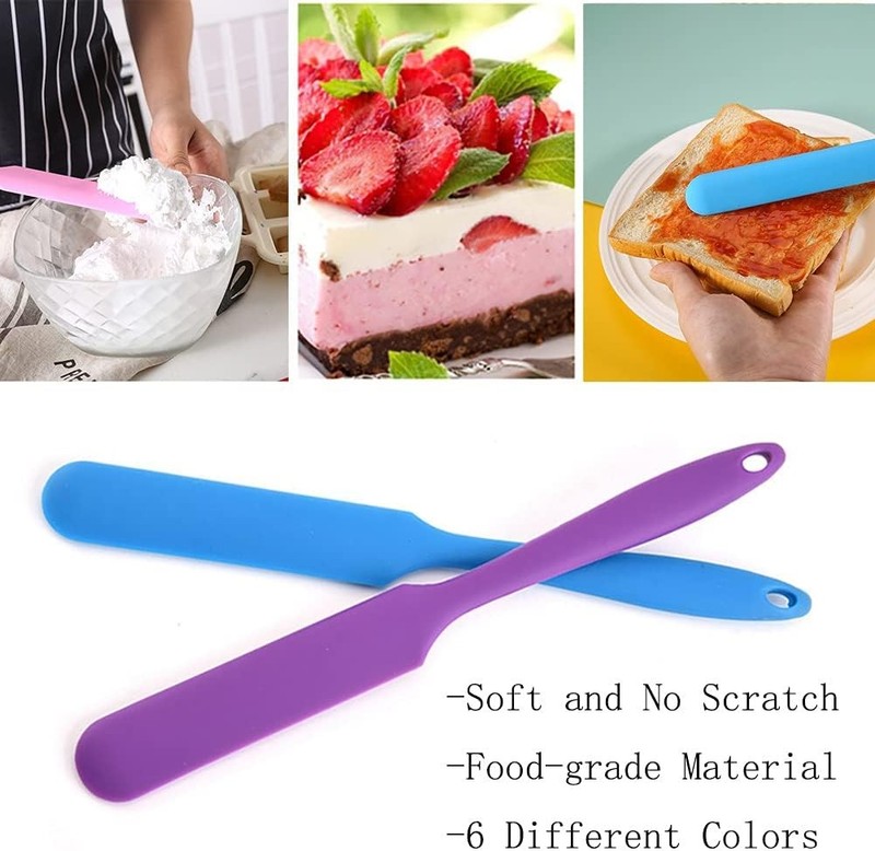 Small Silicone Spatulas Bulk for Kitchen, Baking, Cake Icing, Resin gallery