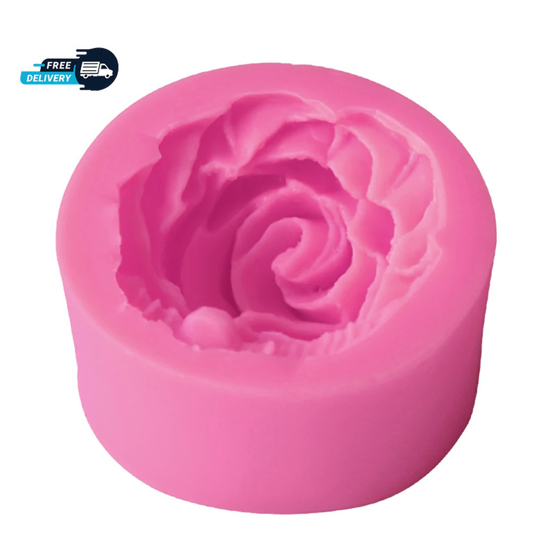 1PC Cake decorating tools 3D Rose Flower Silicone Mold Fondant Gift gallery