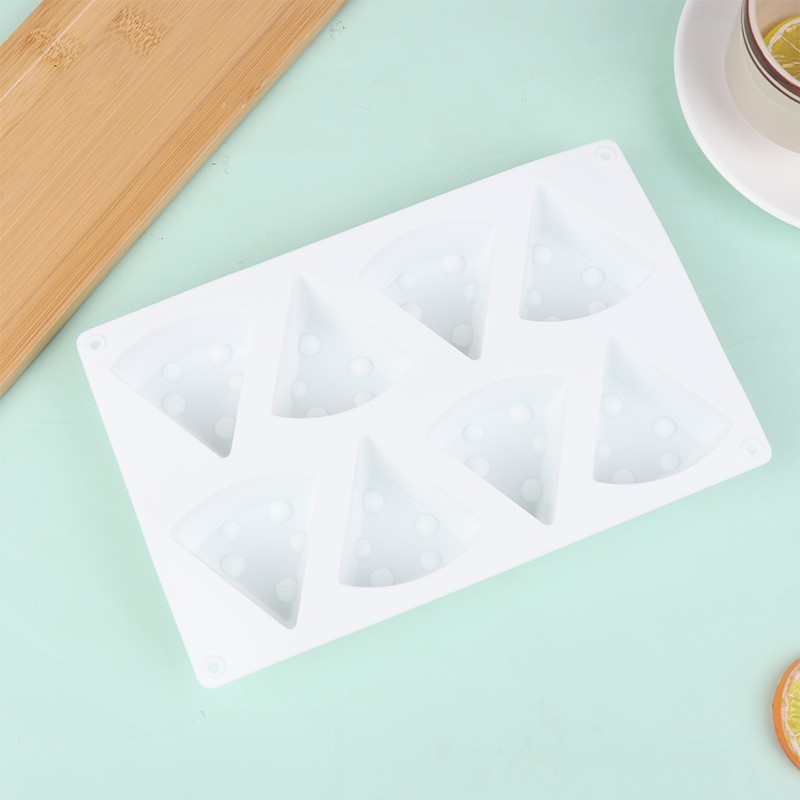 8Cavity Cheese Shaped Silicone Mould DIY Pastry Tools Cake Dessert Baking Mould gallery