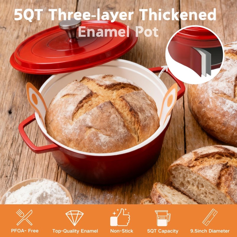 All-Inclusive Sourdough Starter Kit with Pot, 4 Proofing Baskets, Scale & Jar - gallery