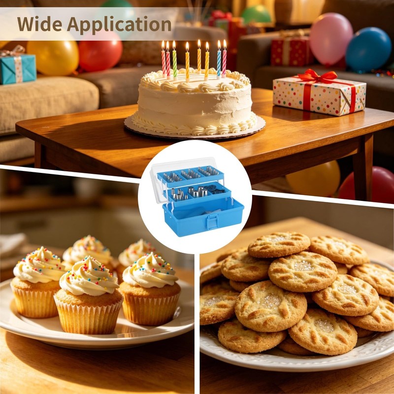 236 Pcs Cake Decorating Kit with Storage Case, Baking Supplies Cake Making Ki... gallery