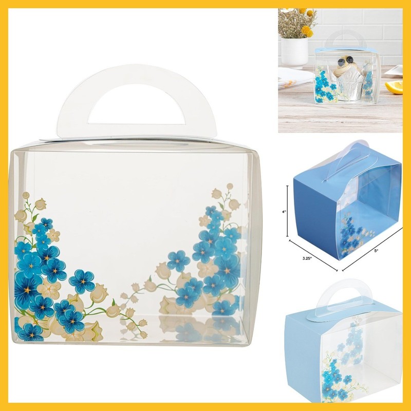 Restaurantware-5 Inch x 3.25 Inch Individual Cupcake Boxes, 100 Disposable Cupca