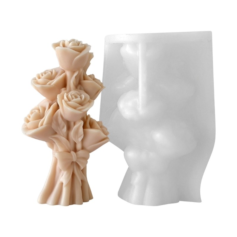 Silicone Mold For Handmade Scented Soap Crafting Tool Reusable