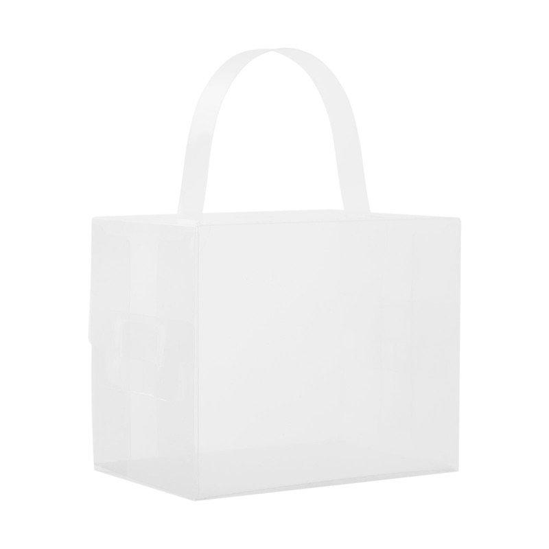 50-Pack Clear Cake Boxes With Handles & White Boards 12 × 10 × 8 cm gallery