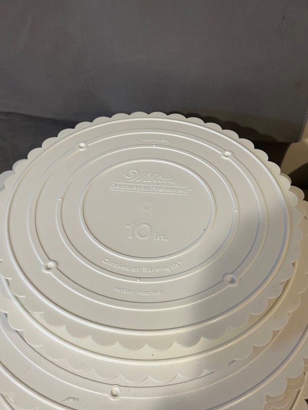 Wilton Cake Seperators Dividers Various Sizes 8", 10", 11", 13", 14" You Pick gallery