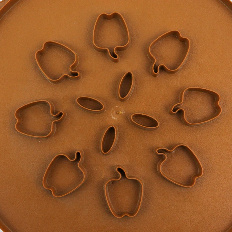 Reversible Plastic Nordic Ware Apple Pie Top Crust Cutter Apples And Leaves gallery