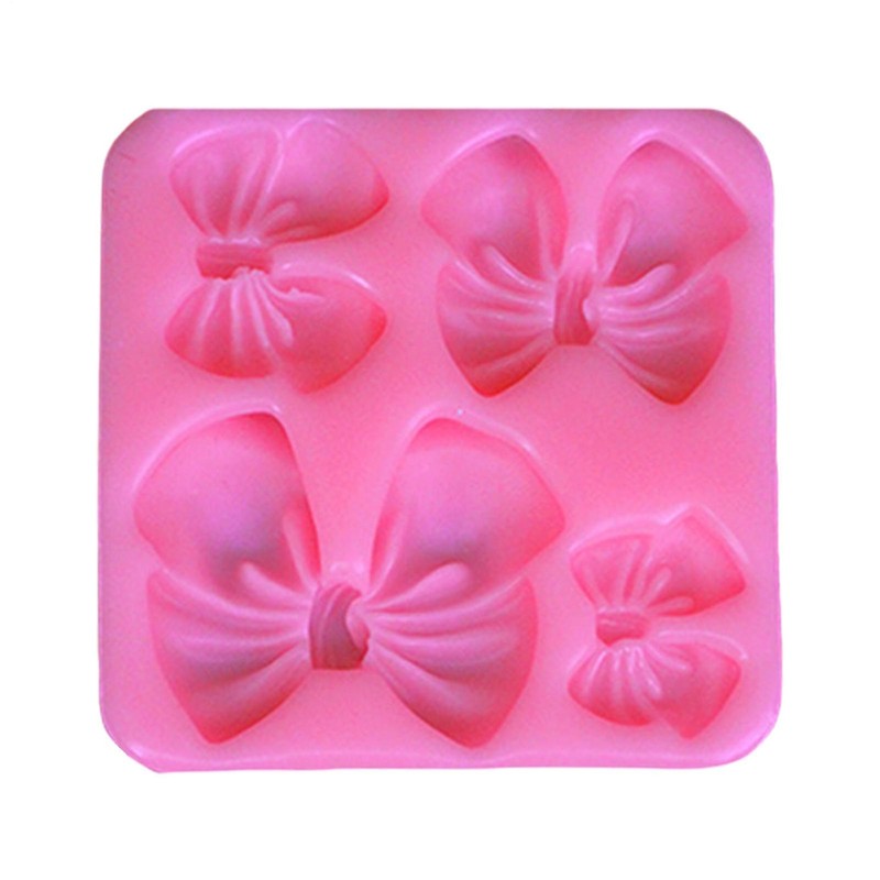 BOW Silicone Fondant Cake Topper Mold Mould Cutter Chocolate