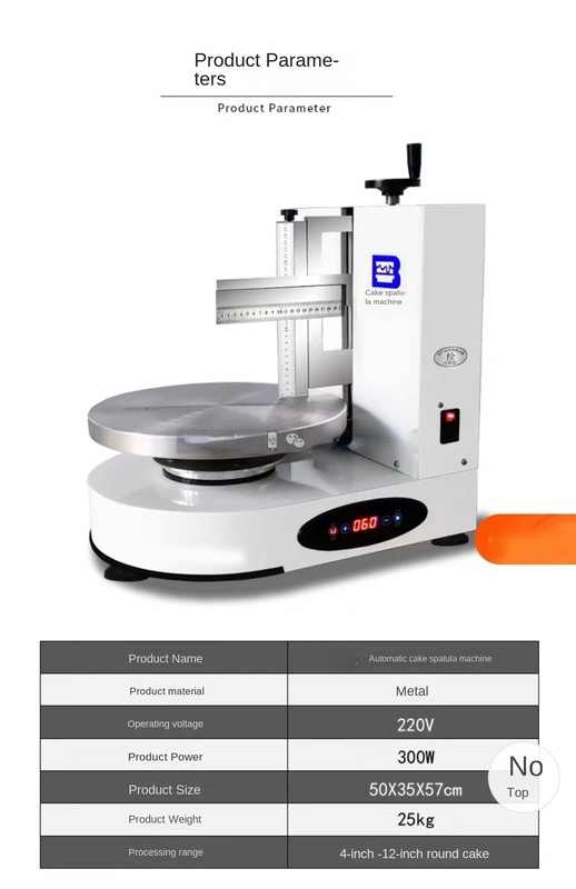 Cake Smoothing Coating Machine Cakes Plastering Cream Coating Filling Machine gallery