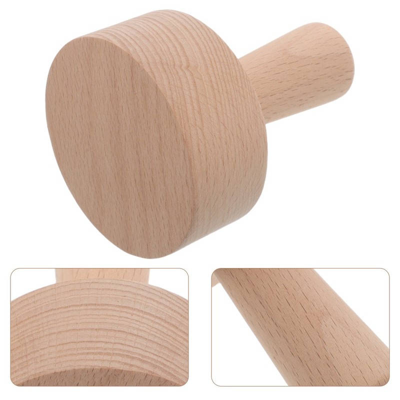 Wooden Tart Tamper: Pie Pastry Dough Tamper - Wooden Pastry Dough Shaper For gallery