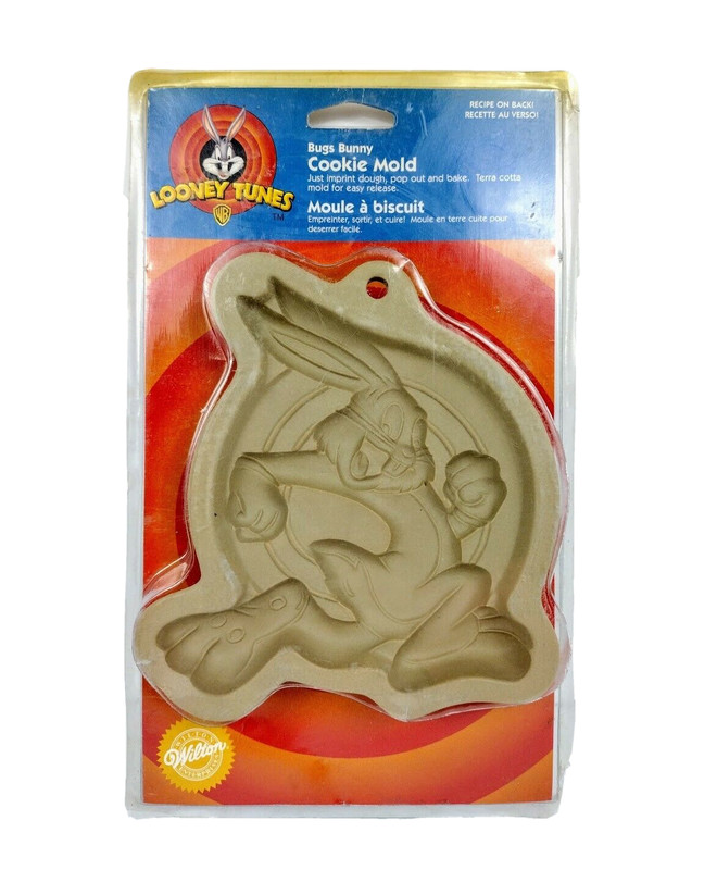 Bugs Bunny Cookie Mold Wilton Vintage 1997 – Large 5.75″ – Looney Tunes