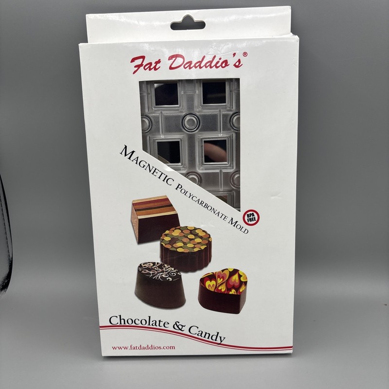 Fat Daddio’s Polycarbonate Magnetic Chocolate Rectangular Mold