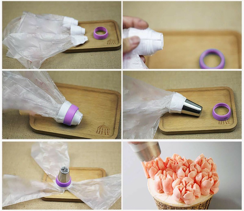 6PCS Russian flower mouth set Piping Tips DIY Baking Supplies Cake Decorating gallery