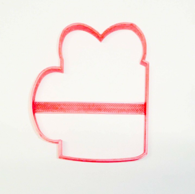 VALENTINES DAY MUG CUP OUTLINE HEART SWEETHEART LOVE COOKIE CUTTER USA PR3364