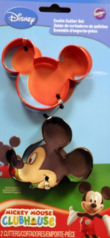 Mickey Mouse Wilton Colorful Metal Cookie Cutter Set 2 Pc Minnie