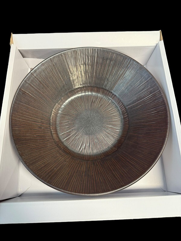 Nambe Sunburst 13″ Serving Bowl “Betty Baugh” 82103.01