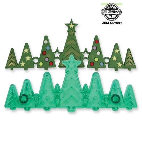 TAGLIAPASTA BORDO ALBERO DI NATALE CUTTER MARCA JEM CAKE DESIGN BISCOTTI TORTA
